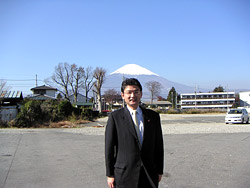国会見学 富士山